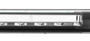 Chladiaca vitrína na sushi, Arktic, Kapacita: 5x GN 1/2 (H)40 mm (vrátane nádob)., Čierna, 220-240V/190W, 1800x420x(H)265mm