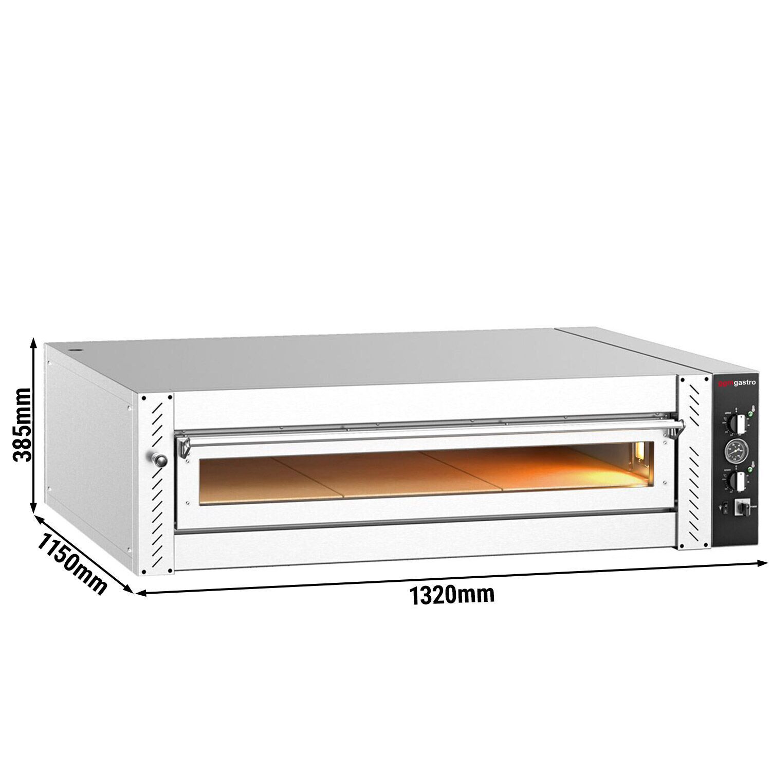 Elektrická pizza pec – 9× 30 cm – manuálna – Obrázok 8