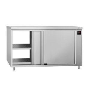 Ohrievacia skriňa ECO – 1600 × 700 mm – s priechodným otvorom a posuvnými dverami – digitálna.