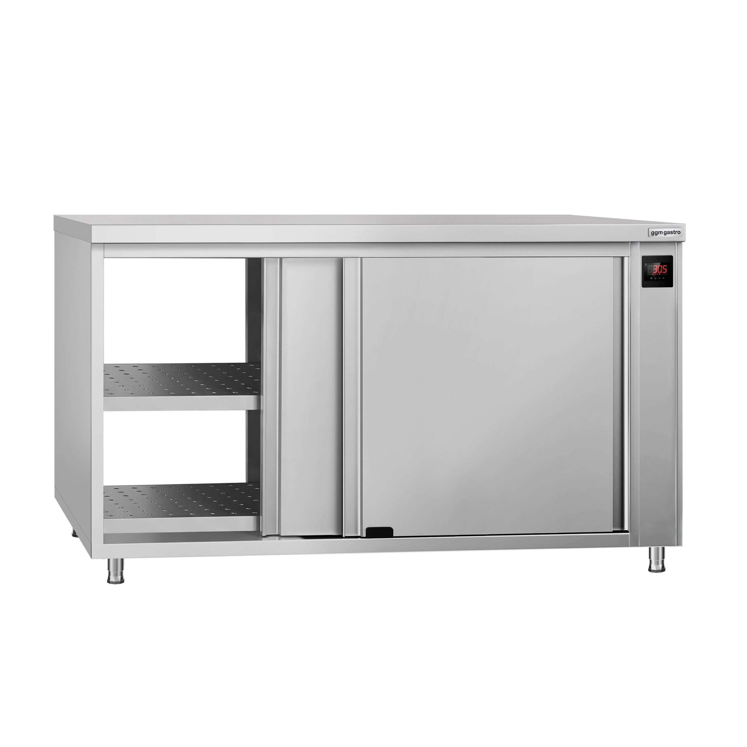 Ohrievacia skriňa ECO – 1600 × 700 mm – s priechodným otvorom a posuvnými dverami – digitálna.