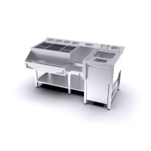Barmanská stanica 6x GN 1/9 s postrekovačom | FORGAST FG15412