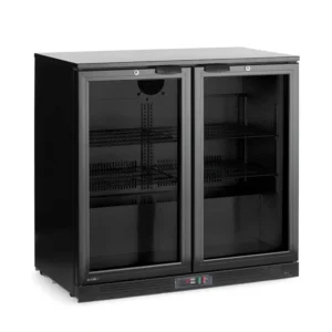 Barová chladnička dvojdverová, Arktic, 158L, Čierna, 220-240V/160W, 900x530x(H)870mm