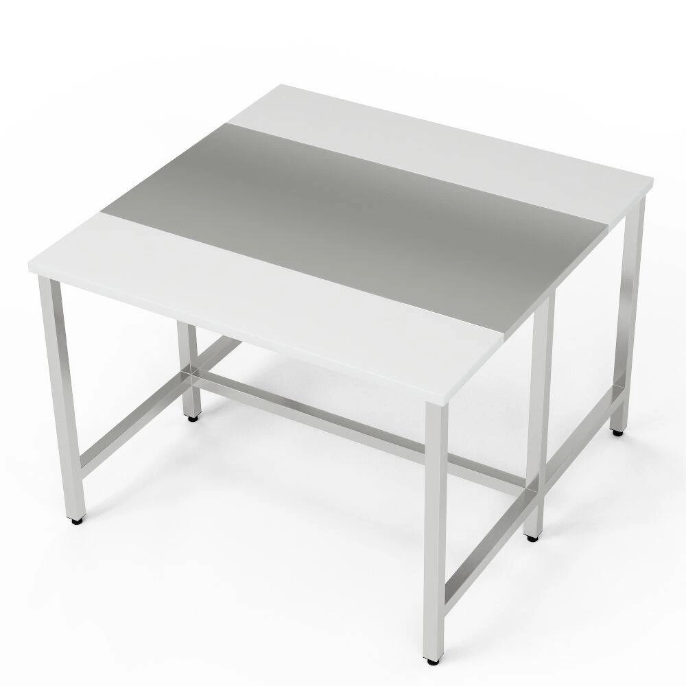 Centrálny pracovný stôl s 2 krájacími prvkami 140x120x85 cm | FORGAST – Obrázok 3