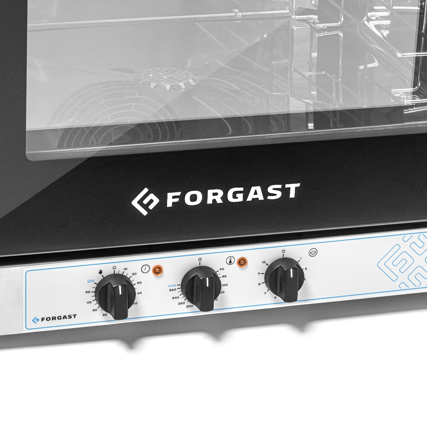 Elektrický konvektomat 6 GN 1/1 alebo 6 podnosov 60x40 cm, 10.5 kW | FORGAST FG09522 – Obrázok 3