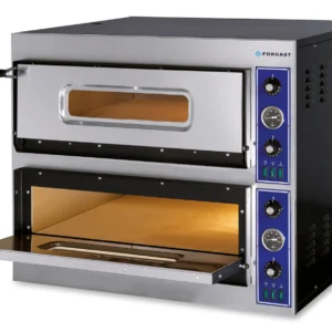 Pec na pizzu 2-komorová, 2x4x33 cm, 8.4 kW, 400 V | FORGAST FG09560