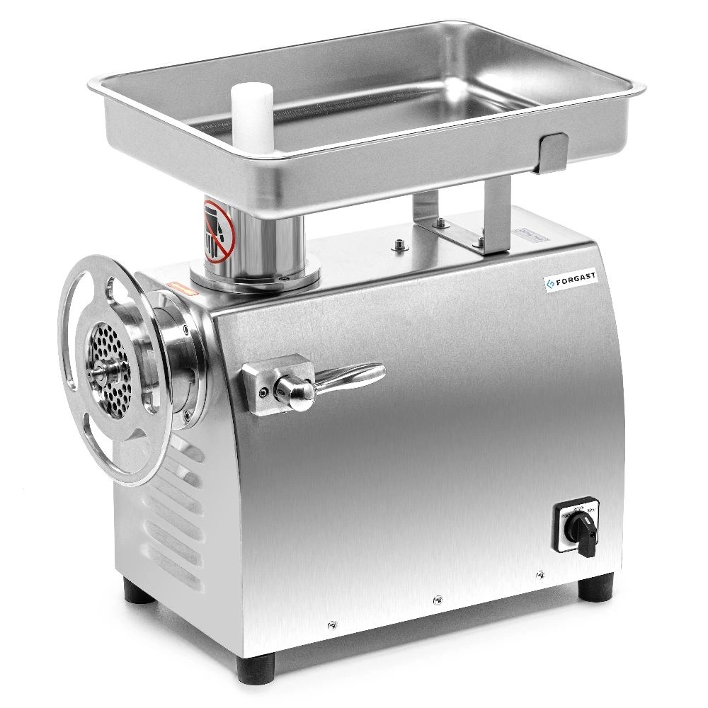 Stroj na mletie mäsa (mlynček na mäso), 320 kg/h, 1,5 kW, nerezová oceľ, 230 V | FORGAST FG10105