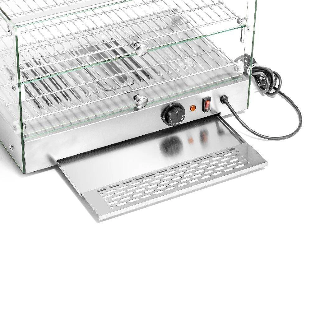 Vyhrievaná vitrína 2-úrovňová, 45 l, 0.8 kW | FORGAST FG09624 – Obrázok 6