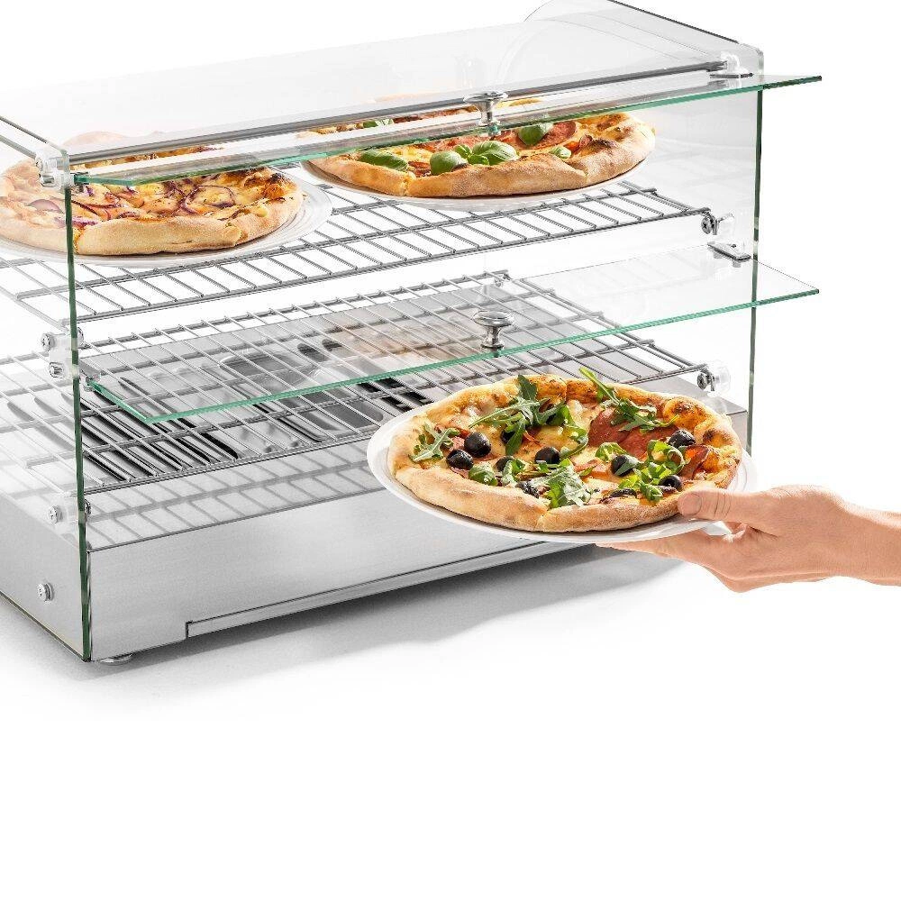 Vyhrievaná vitrína 2-úrovňová, 45 l, 0.8 kW | FORGAST FG09624 – Obrázok 9