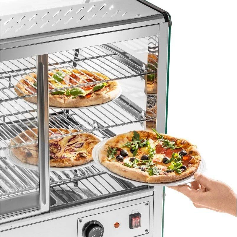 Vyhrievaná vitrína presklená 120 l, 1.1 kW | FORGAST FG09642 – Obrázok 4