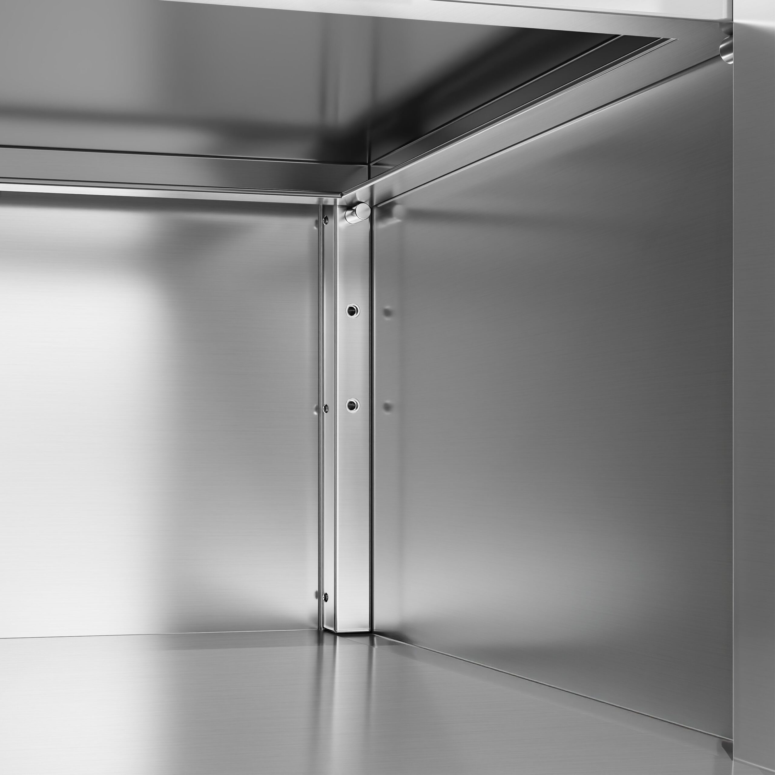 Nerezová pracovná skriňa PREMIUM - 1800x800mm - s posuvnými dverami a podstavcom – Obrázok 8