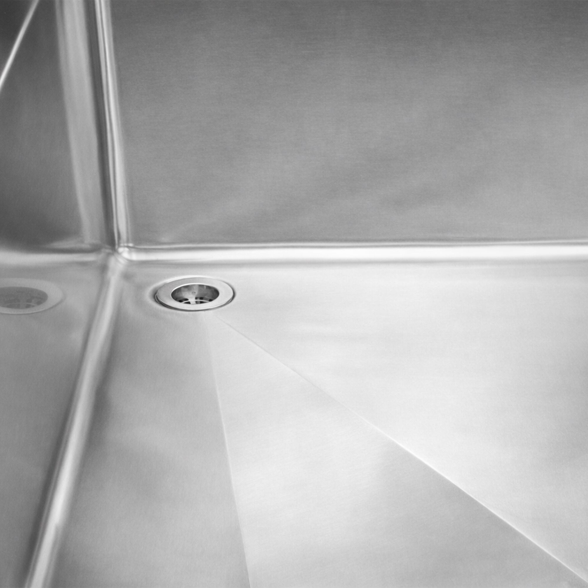 Drezová skrinka PREMIUM - nehrdzavejúca oceľ AISI 304 - 1000x700 mm - posuvné dvere - s 1 drezom – Obrázok 8