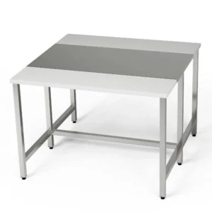 Centrálny pracovný stôl s 2 krájacími prvkami 150x120x85 cm | FORGAST