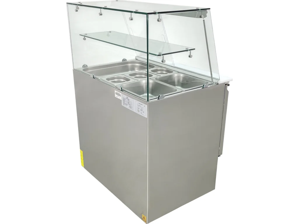 Saladeta (GN) - s 2 dvierkami a sklenenou nadstavbou 900 x 700 – Obrázok 2