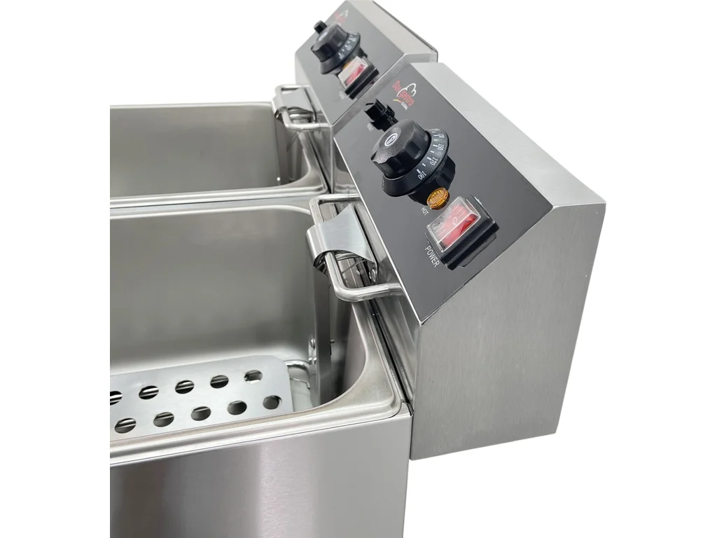 Elektrická fritéza - 2x 6 L – Obrázok 4