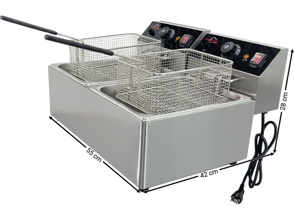 Elektrická fritéza - 2x 6 L – Obrázok 8
