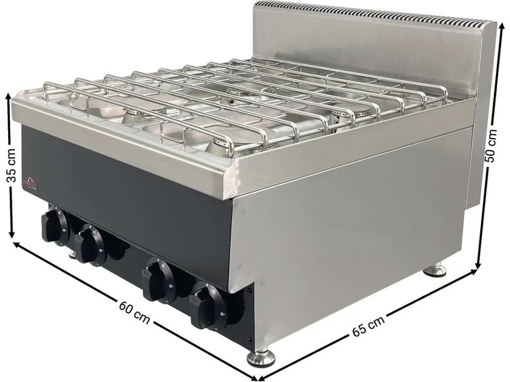 Stolný plynový sporák - 4 horáky, 14,6 kW – Obrázok 9