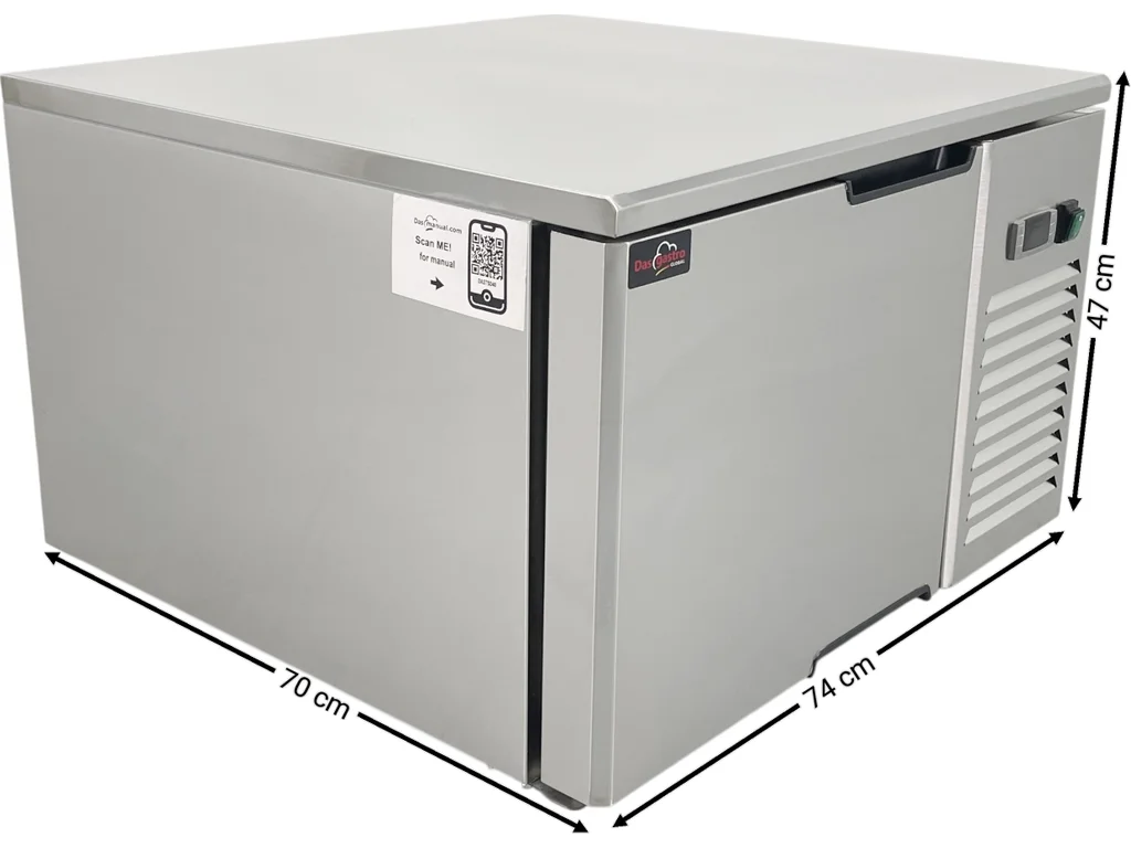 Šokový schladzovač 40 L - 3× GN2/3 – Obrázok 4
