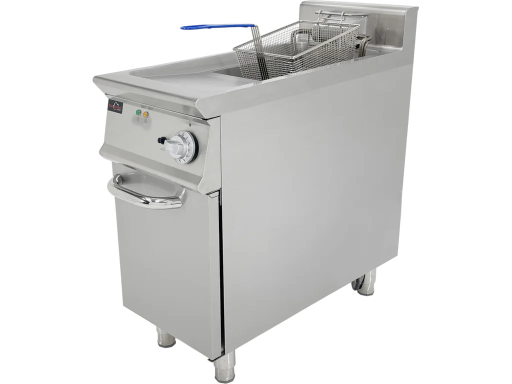 Elektrická fritéza 1×28 l so skriňou (12kW) – Obrázok 4