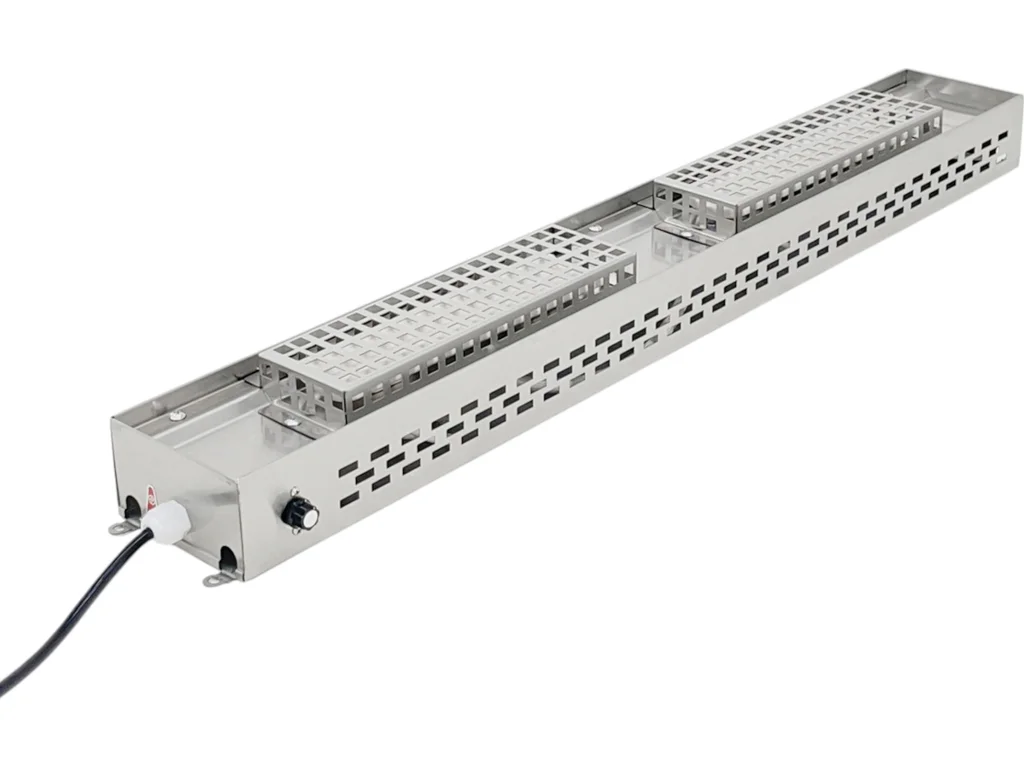 Keramický ohrevný modul (Comber Bridge) 0,7 m, 2× žiarič, 700 W, s ochrannou mriežkou – Obrázok 5
