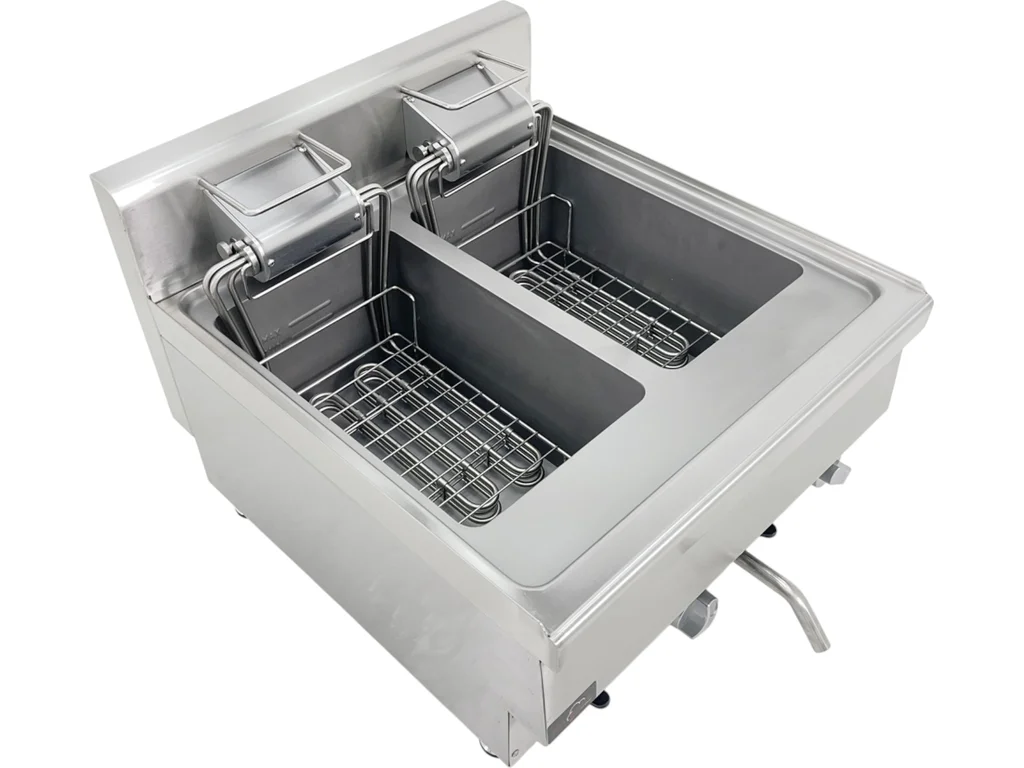 Elektrická fritéza – 2 × 11,5 l, 20 kW – Obrázok 3