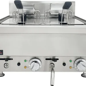 Elektrická fritéza – 2 × 11,5 l, 20 kW