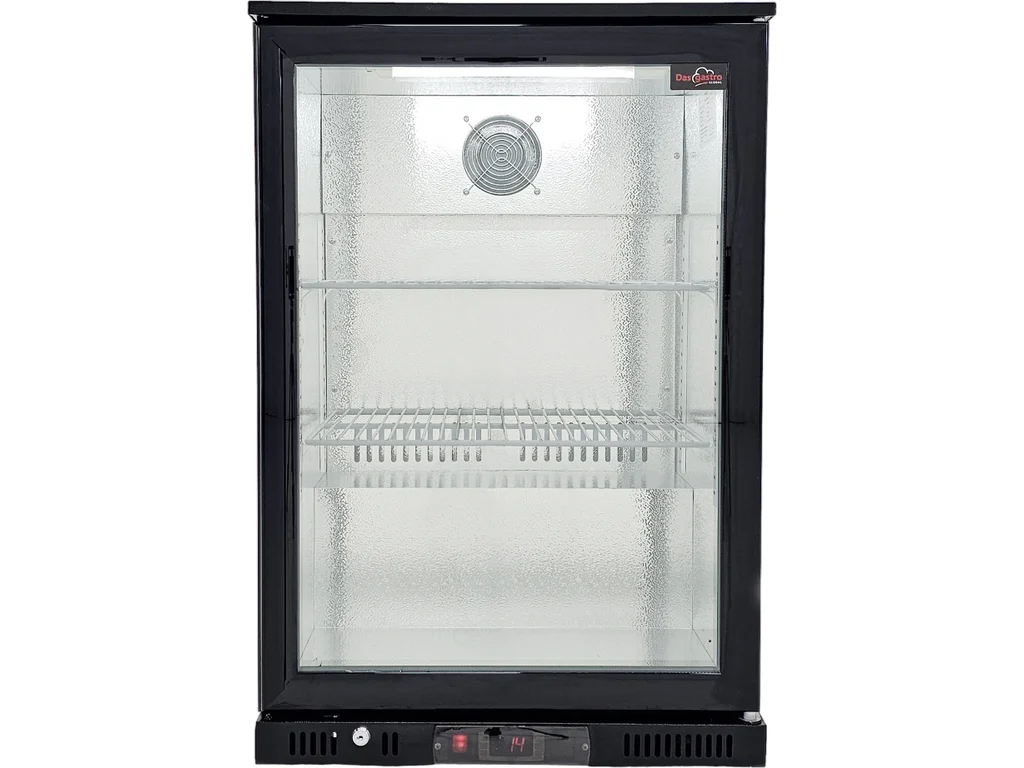 Barová chladnička – 120 l, 1× sklenené dvere