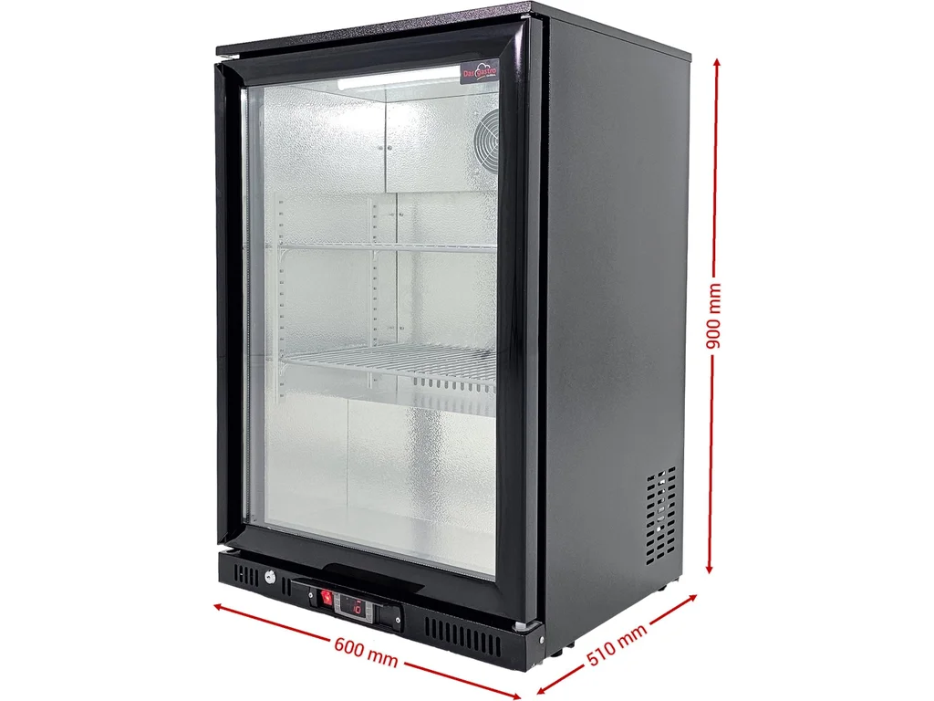 Barová chladnička – 120 l, 1× sklenené dvere – Obrázok 2
