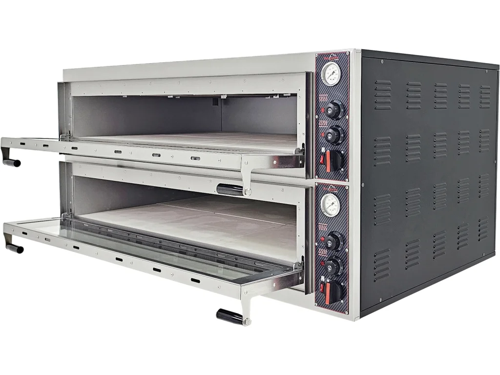 Elektrická pizza pec - dvojposchodová, 20,4 kW, 32 cm pizza, 2× 6 ks – Obrázok 3