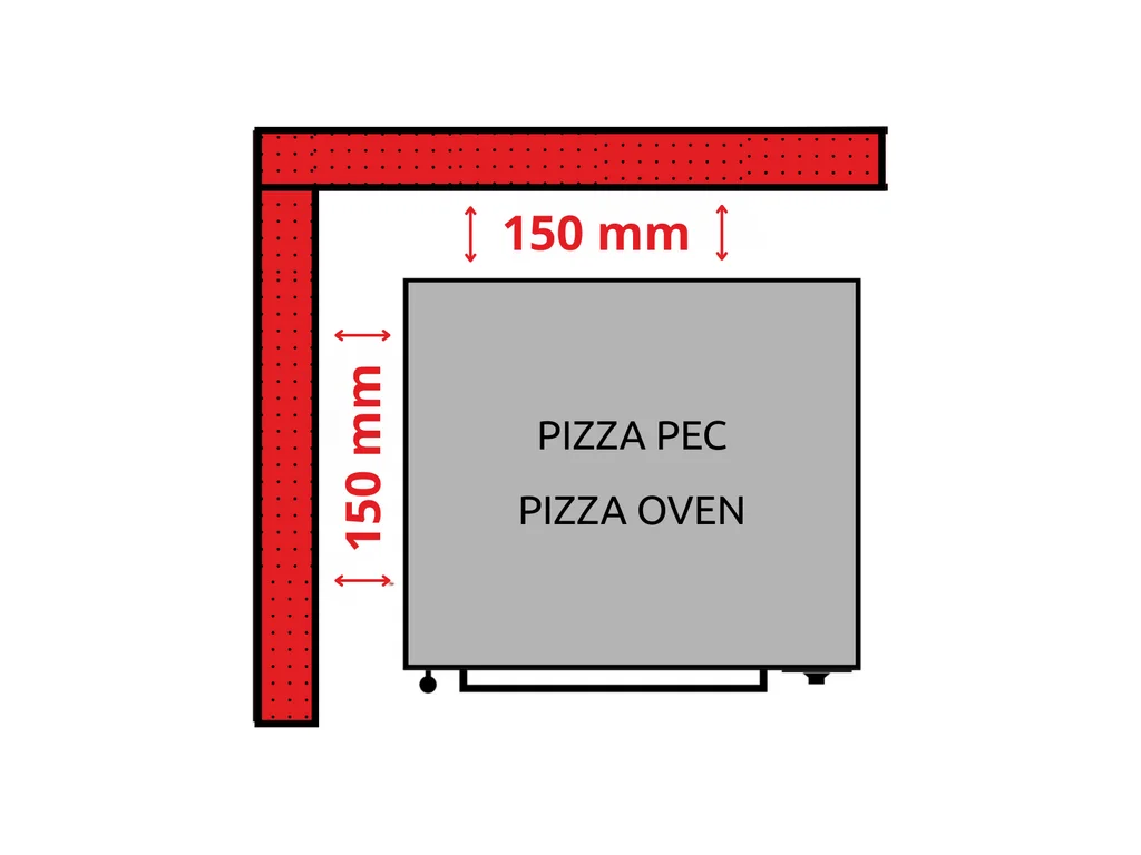 Elektrická pizza pec – jednoposchodová, 10,2 kW, 6 x Ø 32 cm pizza – Obrázok 4