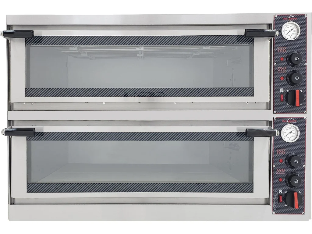 Elektrická pizza pec – dvojposchodová, 13,8 kW, pre 4+4 pizza Ø 32 cm – Obrázok 5