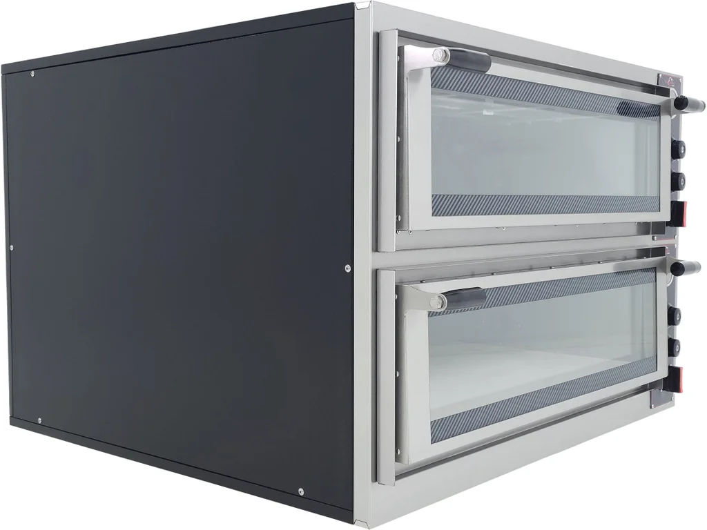 Elektrická pizza pec – dvojposchodová, 13,8 kW, pre 4+4 pizza Ø 32 cm – Obrázok 6