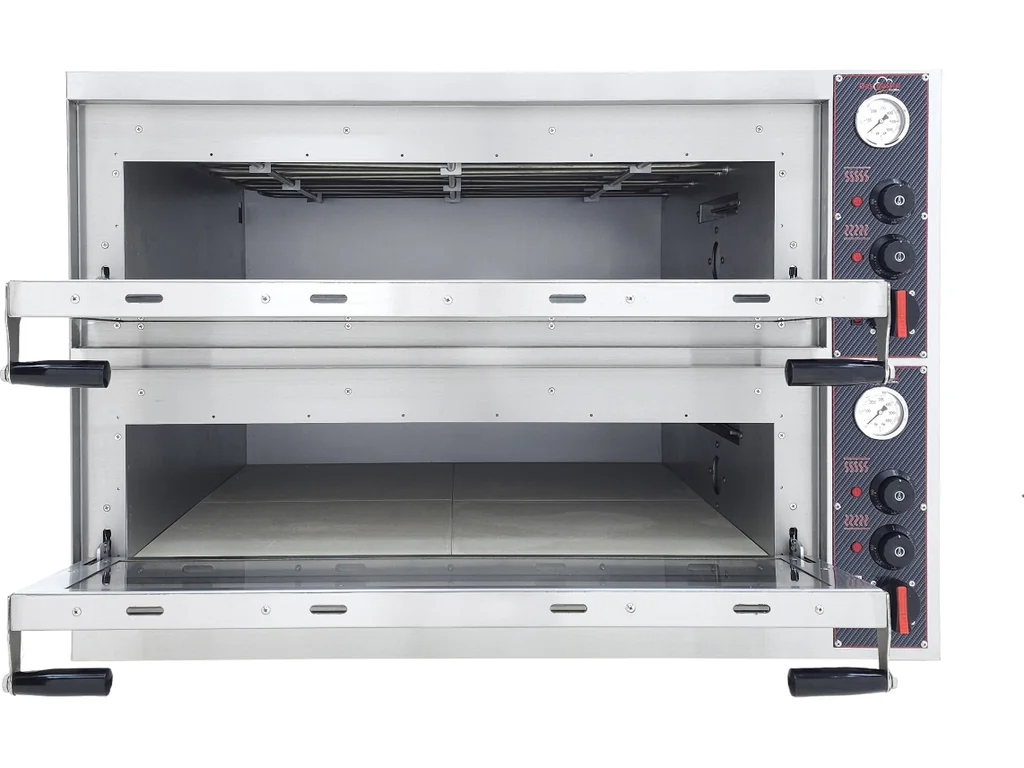 Elektrická pizza pec – dvojposchodová, 13,8 kW, pre 4+4 pizza Ø 32 cm – Obrázok 7