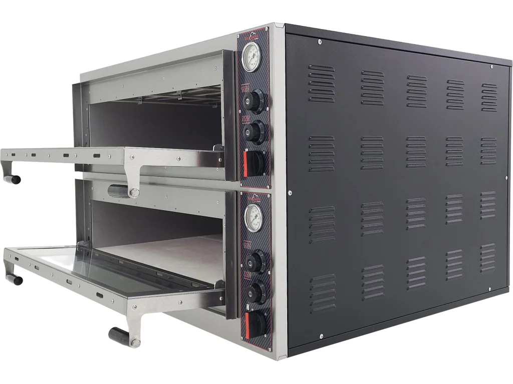 Elektrická pizza pec – dvojposchodová, 13,8 kW, pre 4+4 pizza Ø 32 cm – Obrázok 8