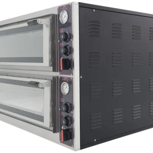 Elektrická pizza pec - jednoposchodová, 6,9 kW, 4 × Ø 32 cm pizza