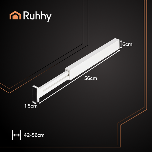 Biely organizér do zásuviek Ruhhy 25632 – Obrázok 4