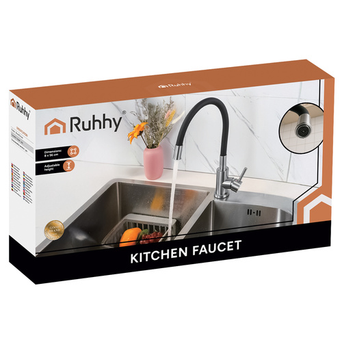 Kuchynská batéria - flexibilný výtok Ruhhy 26324 – Obrázok 2