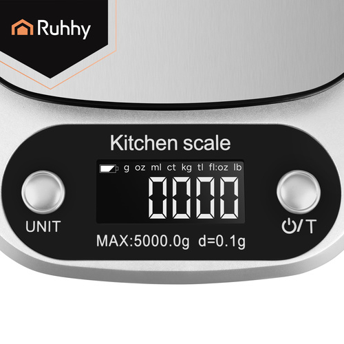 Kuchynská váha Ruhhy 5 kg – Obrázok 7