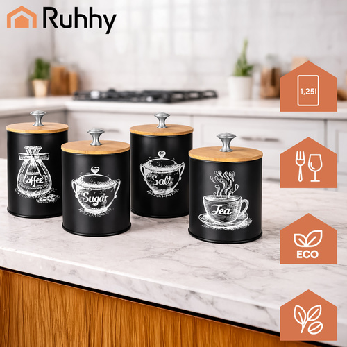 Kuchynské nádoby - 4 ks Ruhhy 24578 – Obrázok 3