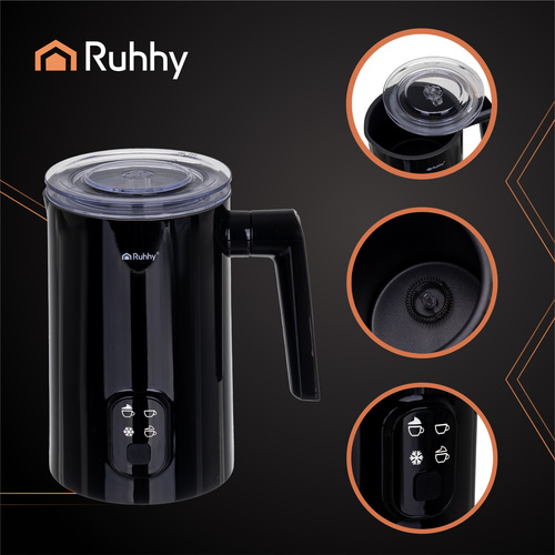Napeňovač mlieka čierny 400W Ruhhy 26180 – Obrázok 6