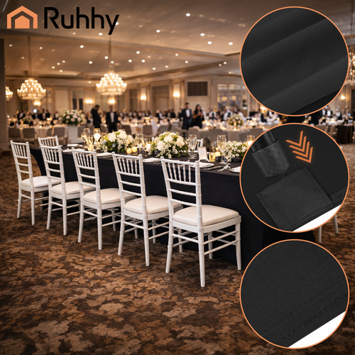 Obrus Ruhhy na banketný stôl 183x75x75cm – Obrázok 5