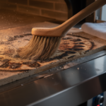 Čistenie pizza pece – šamotový kameň, vyhrievacie telesá a nerezový plášť