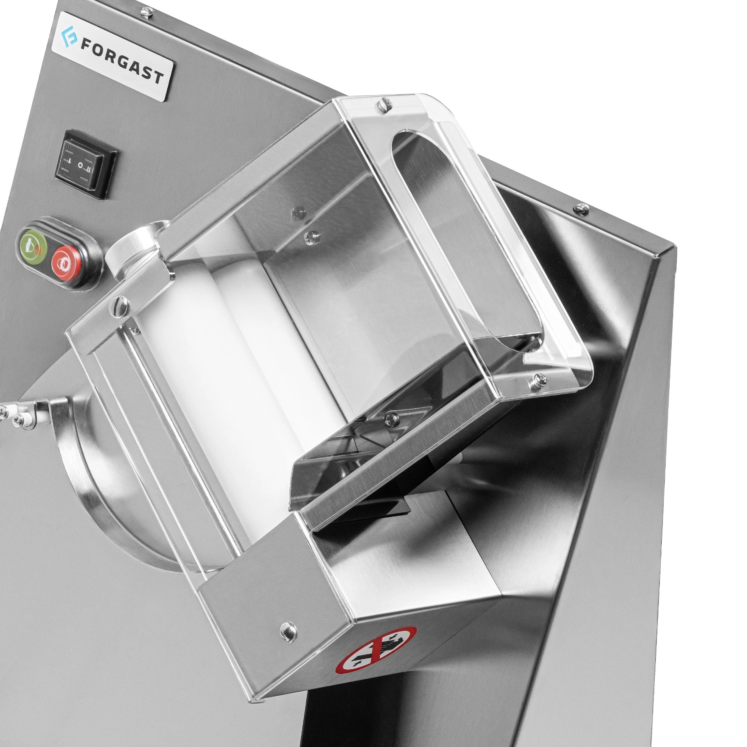 Elektrický valček na cesto, priemer cesta 14 - 31 cm, 0,37 kW, 230V | FORGAST FG10441 – Obrázok 8