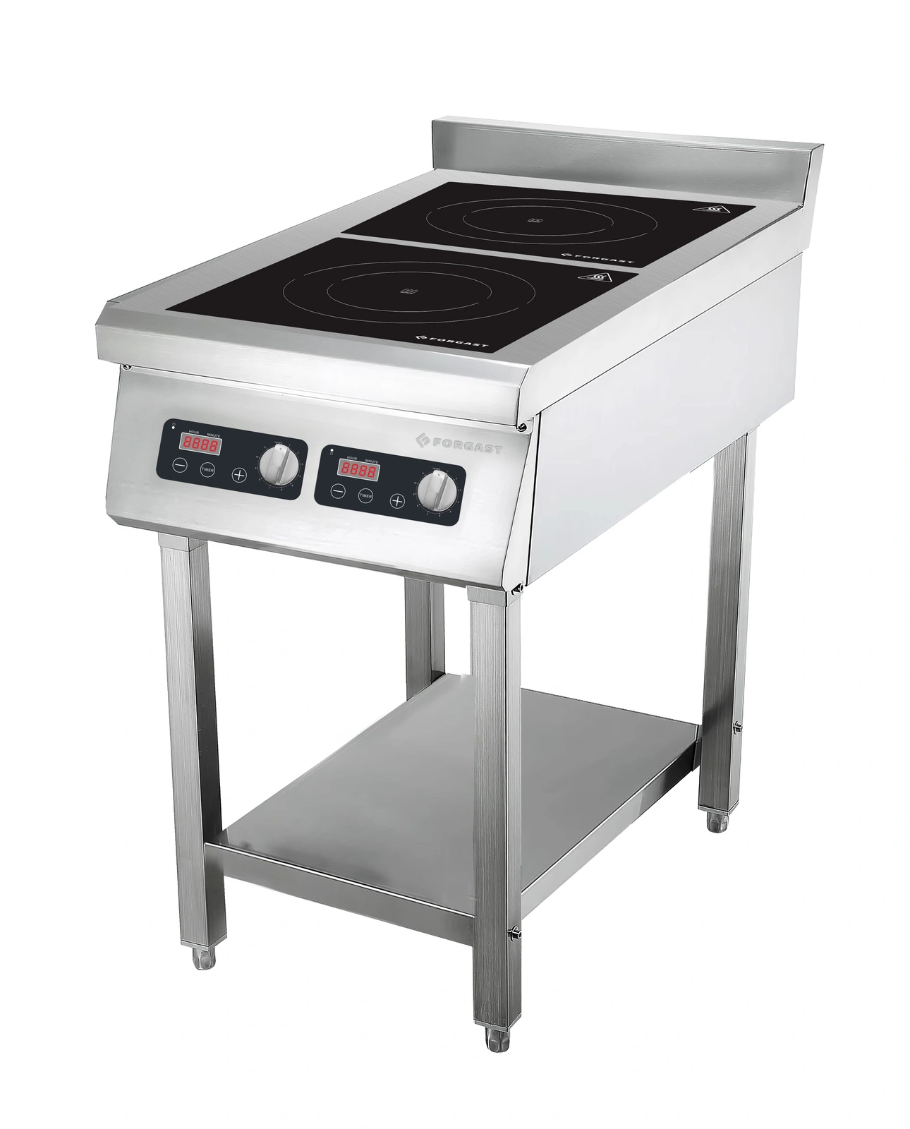 Kuchyňa indukčná 2-platňová s podstavcom, 2x3,5 kW, 400 V | FORGAST FG09036