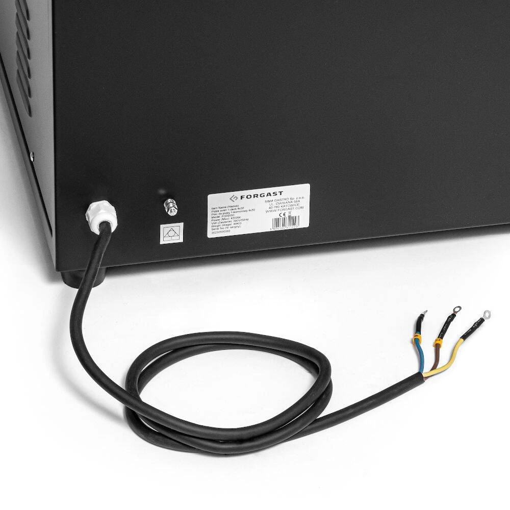 Pec na pizzu 1-komorová, 4x30 cm, 4.2 kW, 400 V | FORGAST FG09550 – Obrázok 2