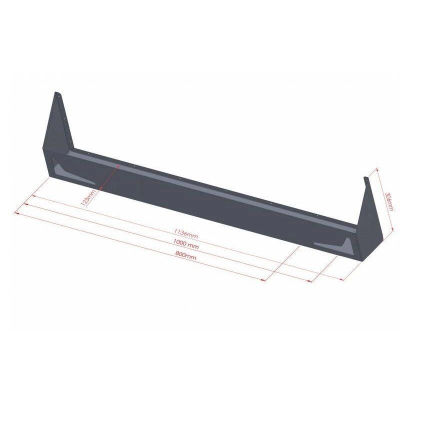 Samostatná polica na fľaše 100x12,3x30,6 cm | FORGAST FG15403 – Obrázok 2