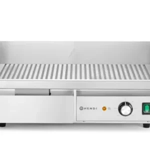 Ribbed grilovacia doska, HENDI, Budget Line, 230V/3000W, 550x430x(H)240mm
