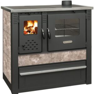 Sporák Pro PANONIA Ceramic, 10 kW, mocca, pravý vývod