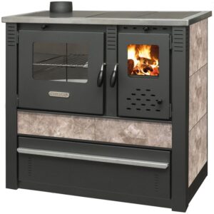 Sporák Pro PANONIA Ceramic, 10 kW, mocca, ľavý vývod