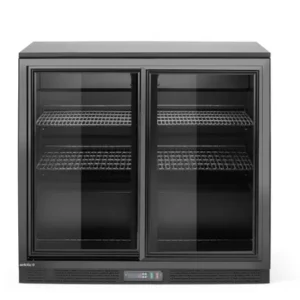 Barová chladnička s dvojitými posuvnými dverami, Arktic, 158L, Čierna, 230V/160W, 520x900x(H)870mm