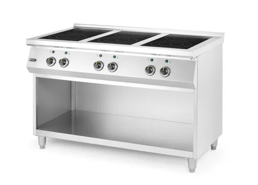 Indukčný sporák, 6 varných zón, HENDI, 400V/25500W, 1200x700x(H)890mm – Obrázok 2
